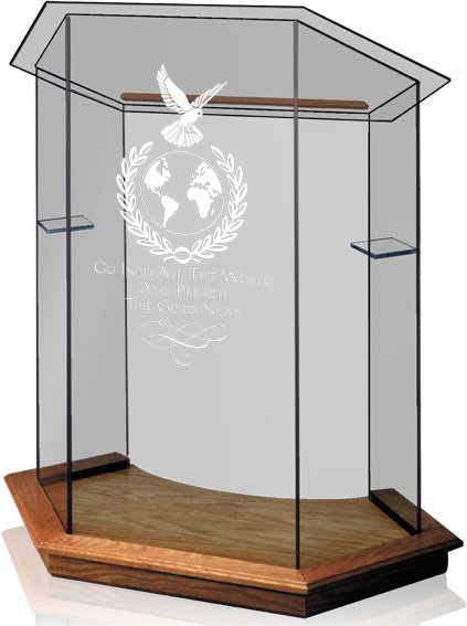 Foundation Glass Pulpit